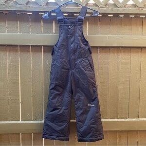 Columbia Kids Black Snow Bib Overa